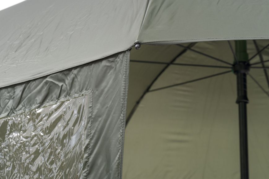 Mivardi Umbrella Easy Nylon + side cover Складана коропова парасолька + бічна шторка 2.2 м M-AUSE220 M-AUSE220 фото
